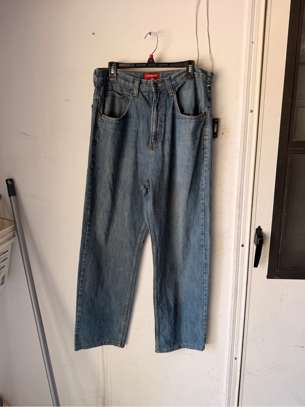 Vintage Chaps Men's Medium Blue Relaxed Straight Jeans